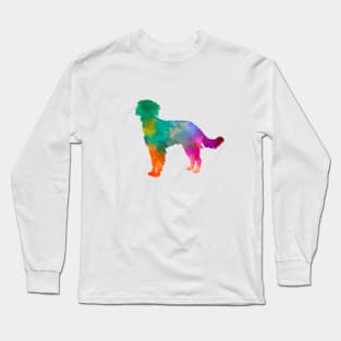 Blue Picardy Spaniel in watercolor Long Sleeve T-Shirt